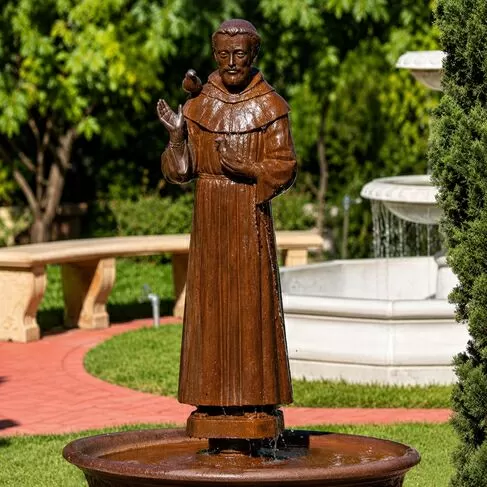 imagem de Fonte São Francisco em Ferro Fundido 150cm FF217