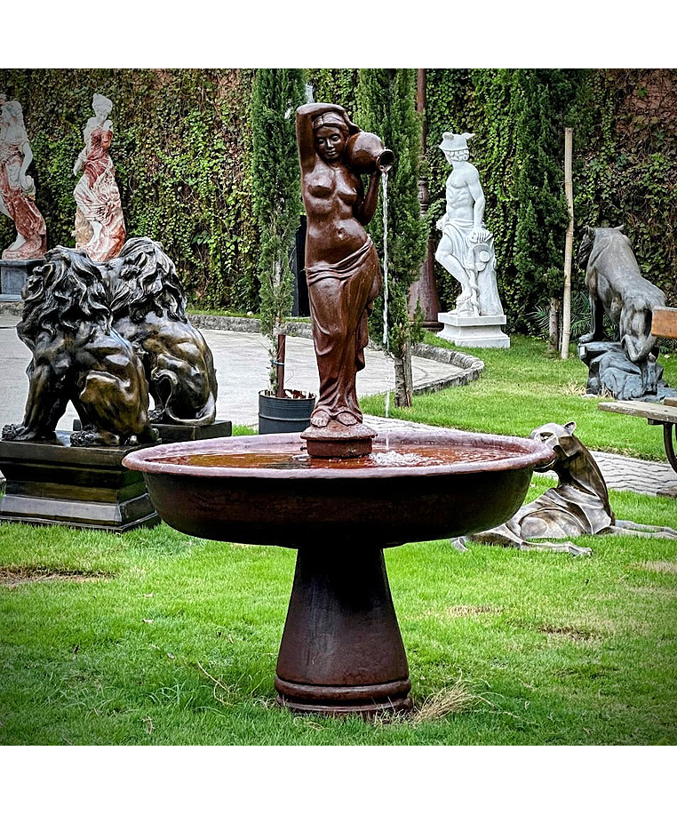 imagem do produto Fonte Serena Ferro Fundido 170cm - FF249 Eleg�ncia Cl�ssica para Jardins