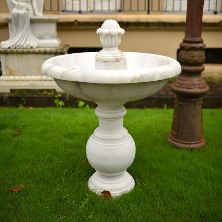 imagem do produto Fonte Vitoria em M�rmore Branco 110cm - FMP406 