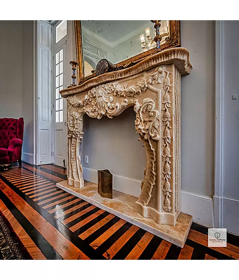 imagem de Frente de Lareira em Onix 135cm - VRMP299