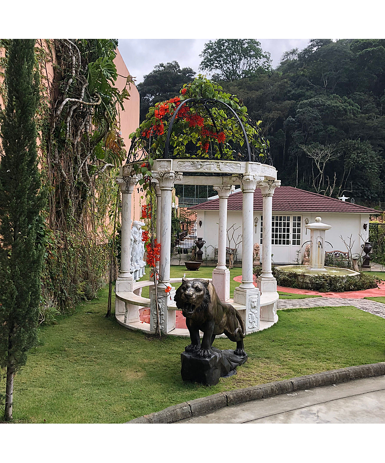 imagem do produto Gazebo de M�rmore Branco 270cm - VRMP278 Jardins de Luxo