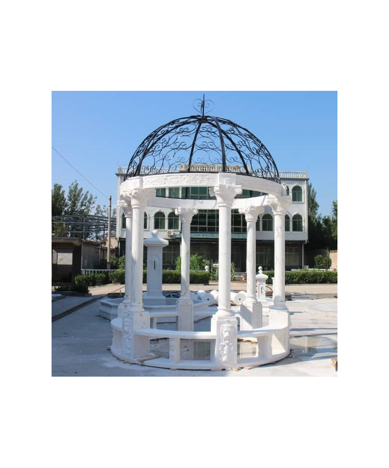 imagem do produto Gazebo de M�rmore Branco 270cm - VRMP278