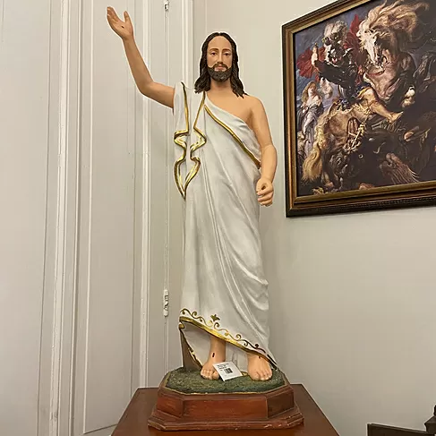 imagem de Imagem de Cristo Ressuscitado 107cm IR301 Para Ambientes Religiosos 