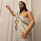 imagem do produto Imagem de Cristo Ressuscitado 107cm IR301 Para Ambientes Religiosos 