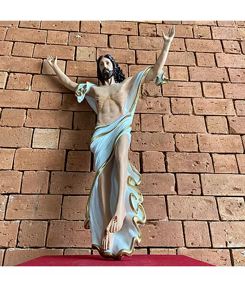 imagem de Imagem de Cristo Ressuscitado de Parede 100cm - IR323