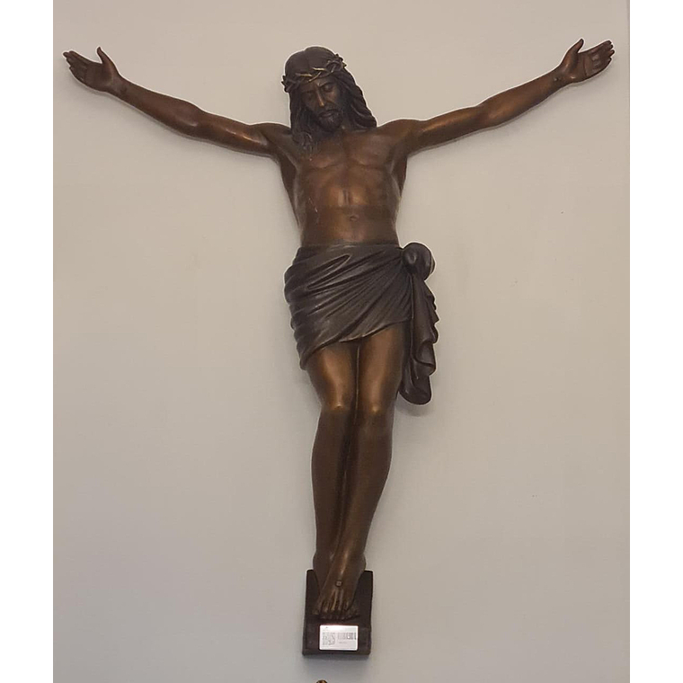 imagem do produto Imagem de Jesus Cristo Crucificado em Bronze148cm  IBZ347 Escultura Sacra  