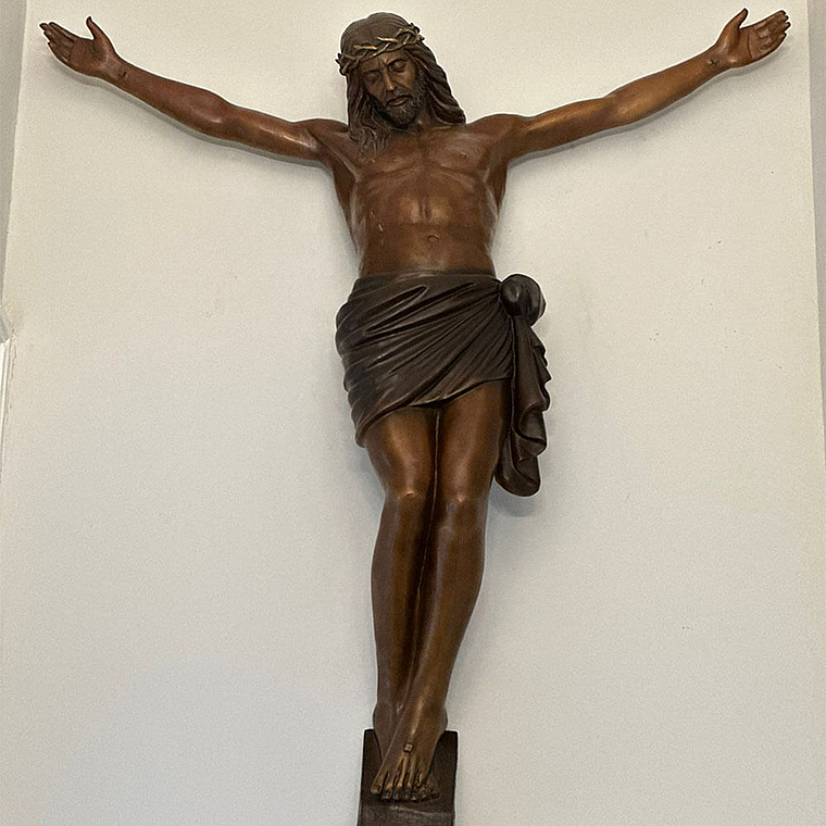 imagem do produto Imagem de Jesus Cristo Crucificado em Bronze148cm  IBZ347 Escultura Sacra  