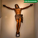 imagem do produto Imagem de Jesus Cristo Crucificado em Bronze148cm  IBZ347 Escultura Sacra  