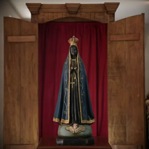 imagem de Imagem de Nossa Senhora Aparecida 85cm IR003 para Ambientes de Devoção
