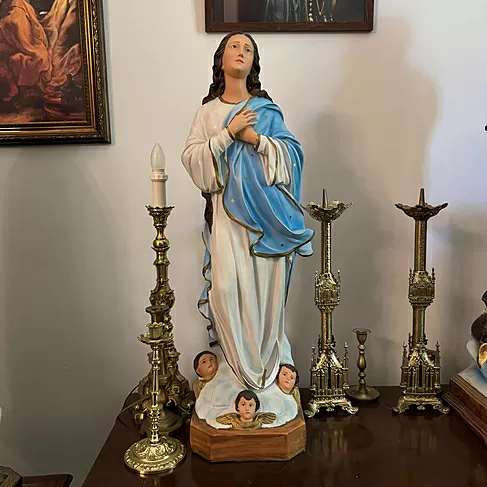 imagem de Imagem de Nossa Senhora da Conceição 80cm IR089 Para Espaços de Fé e Oração