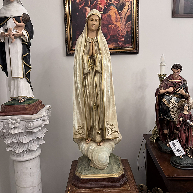 imagem do produto Imagem de Nossa Senhora de F�tima 100cm IR159 Para Ambientes Religiosos de Destaque