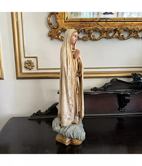 imagem de Imagem de Nossa Senhora de Fátima 60cm IR072 Para Ambientes Elegantes