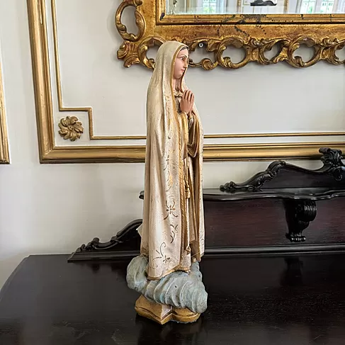 imagem de Imagem de Nossa Senhora de Fátima 60cm IR072 Para Ambientes Religiosos