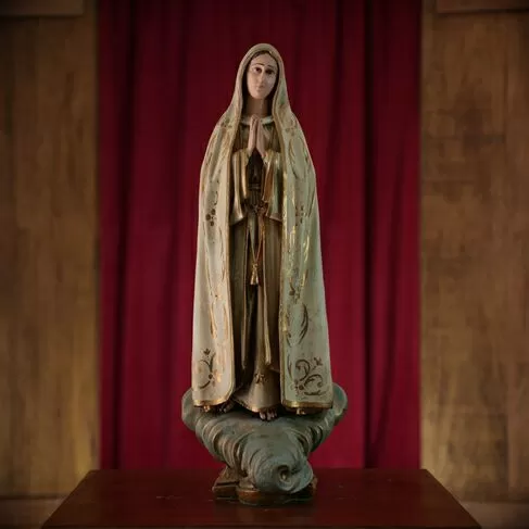 imagem de Imagem de Nossa Senhora de Fátima 60cm IR072 Para Ambientes Religiosos