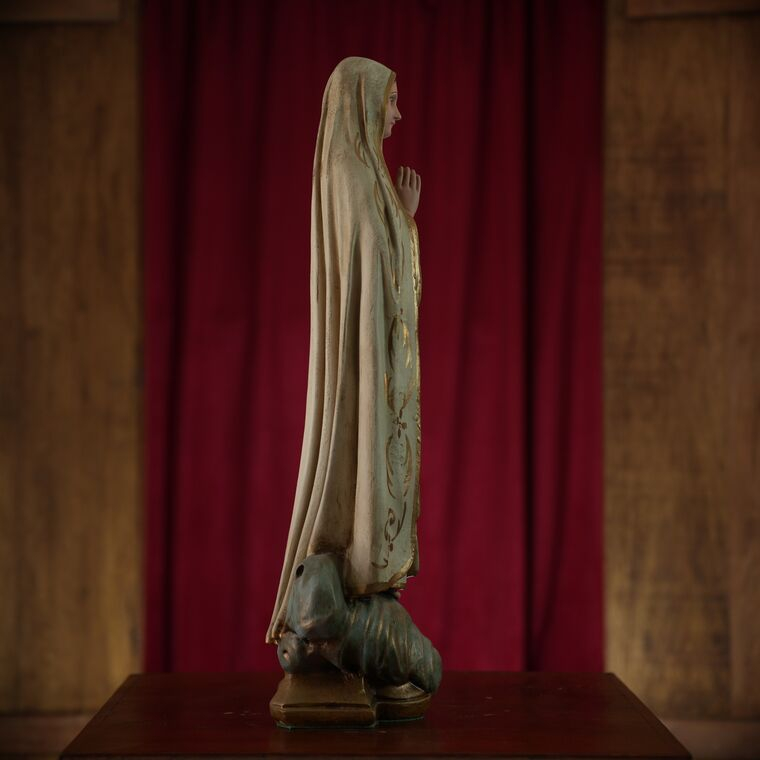imagem do produto Imagem de Nossa Senhora de F�tima 60cm IR072 Para Ambientes Religiosos