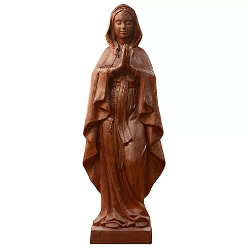 imagem de Imagem de Nossa Senhora de Lourdes 110cm em Ferro Fundido IF206 Para Ambientes Religiosos