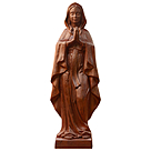 imagem do produto Imagem de Nossa Senhora de Lourdes 110cm em Ferro Fundido IF206 Para Ambientes Religiosos