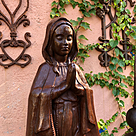 imagem do produto Imagem de Nossa Senhora de Lourdes 110cm em Ferro Fundido IF206 Para Ambientes Religiosos
