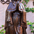 imagem do produto Imagem de Nossa Senhora de Lourdes 110cm em Ferro Fundido IF206 Para Ambientes Religiosos