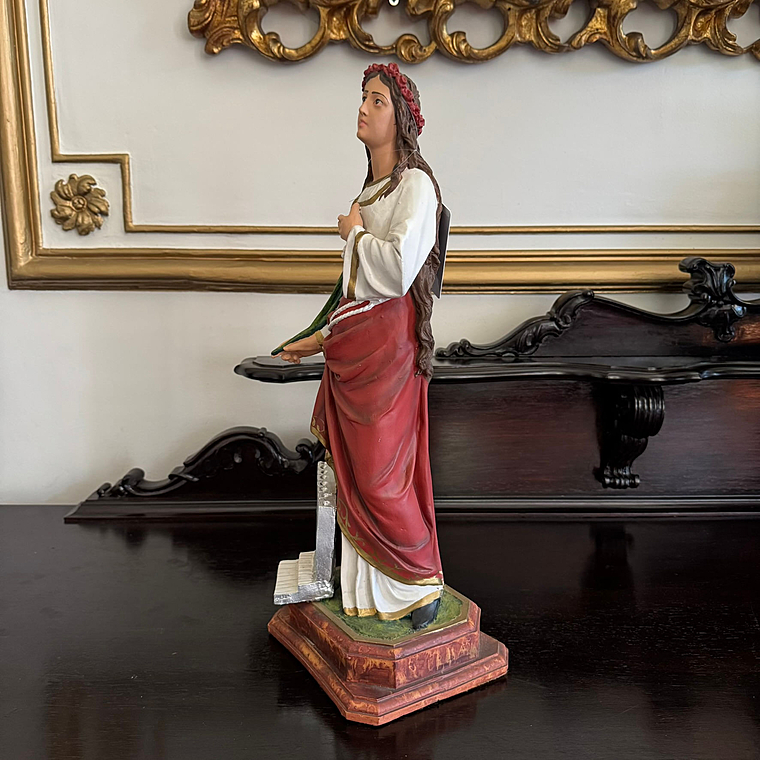 imagem do produto Imagem de Santa Cec�lia 52cm IR293 Para Decora��o Religiosa
