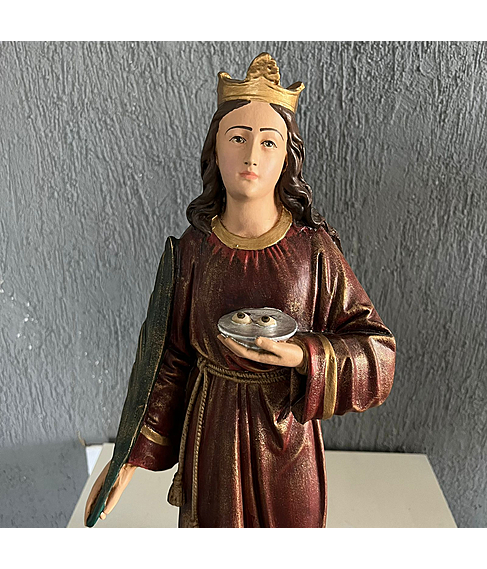 imagem de Imagem de Santa Luzia Resina 50cm - IR115