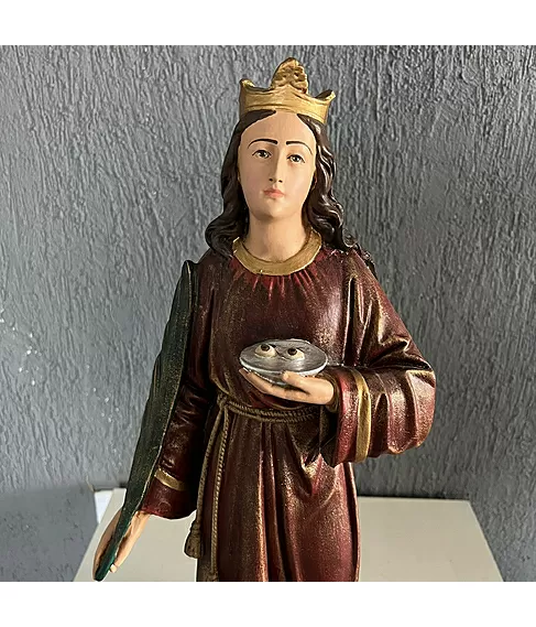 imagem de Imagem de Santa Luzia Resina 50cm - IR115