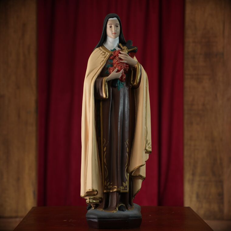 imagem do produto Imagem de Santa Teresinha 63cm IR084 Para Ambientes Religiosos 