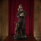 imagem do produto Imagem de S�o Francisco com Carneirinho 60cm IR049 Tradicional para Ambientes Religiosos
