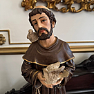 imagem do produto Imagem de S�o Francisco com Carneirinho 60cm IR049 Tradicional para Ambientes Religiosos