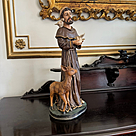 imagem do produto Imagem de S�o Francisco com Carneirinho 60cm IR049 Tradicional para Ambientes Religiosos