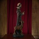 imagem do produto Imagem de S�o Francisco com Carneirinho 60cm IR049 Tradicional para Ambientes Religiosos