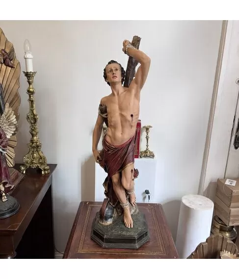 imagem de Imagem de São Sebastião 80cm IR090 Para Ambientes de Proteção e Fé