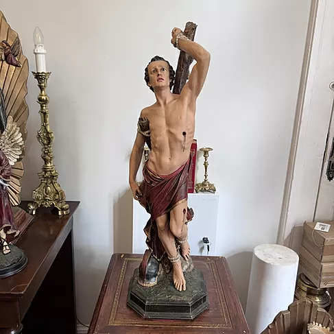 imagem de Imagem de São Sebastião 80cm IR090 Para Ambientes de Proteção e Fé