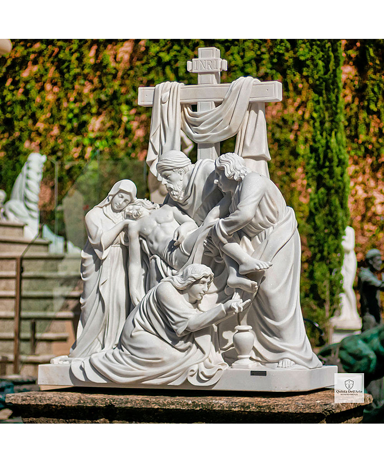 imagem do produto Imagem Descida da Cruz em M�rmore 160cm - IMP298 Arte Sacra