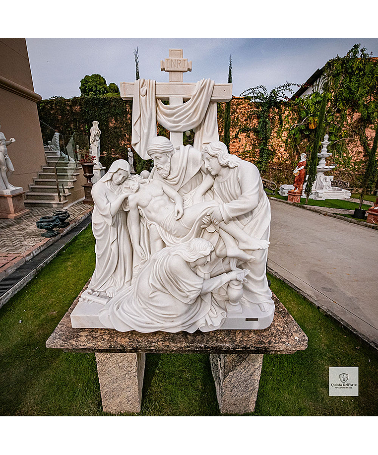 imagem do produto Imagem Descida da Cruz em M�rmore 160cm - IMP298 Arte Sacra