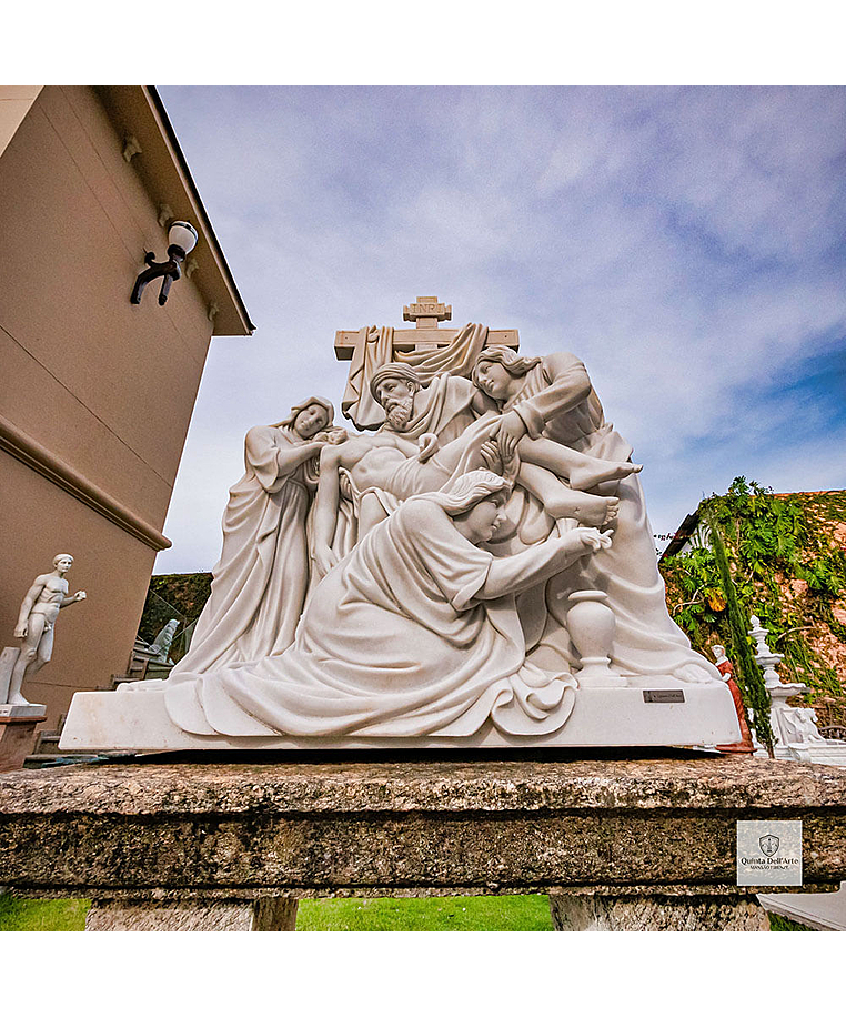 imagem do produto Imagem Descida da Cruz em M�rmore 160cm - IMP298 Arte Sacra
