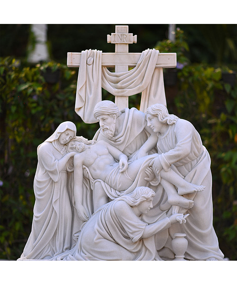 imagem do produto Imagem Descida da Cruz em M�rmore 160cm - IMP298 Arte Sacra