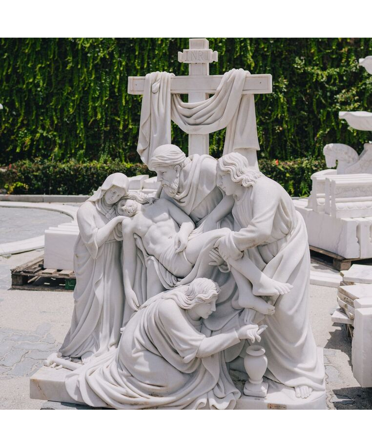 imagem do produto Imagem Descida da Cruz em M�rmore 160cm - IMP298 Arte Sacra