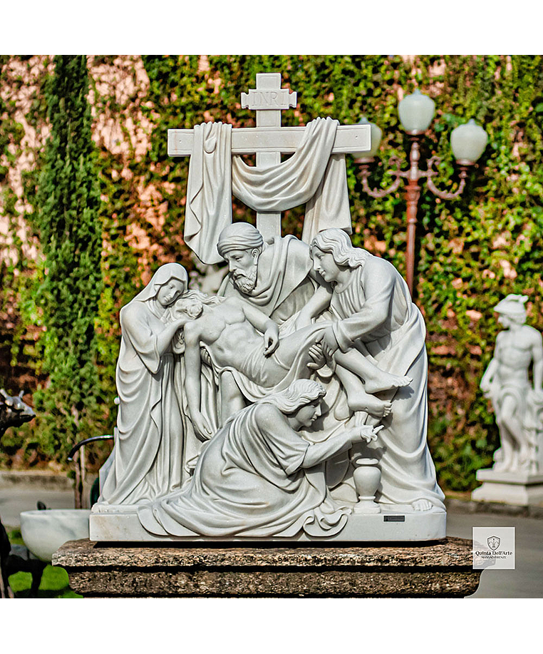 imagem do produto Imagem Descida da Cruz em M�rmore 160cm - IMP298 Arte Sacra