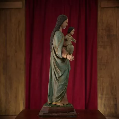 imagem de Imagem Nossa Senhora Auxiliadora 63cm Barroca IR341A Para Ambientes de Oração