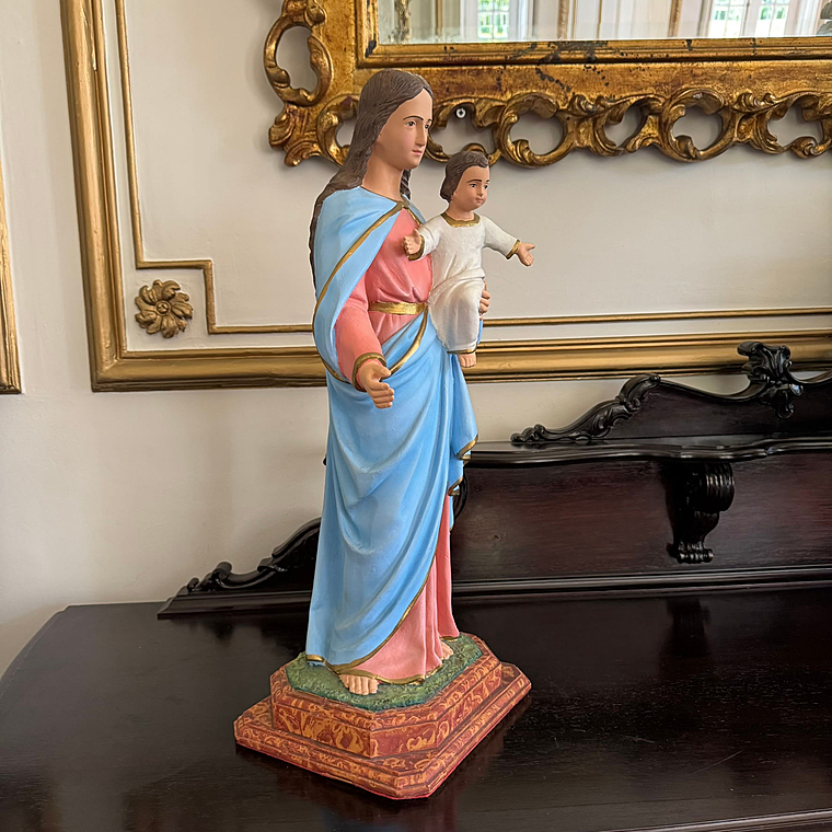 imagem do produto Imagem Nossa Senhora Auxiliadora 63cm IR341 Para Ambientes Religiosos 