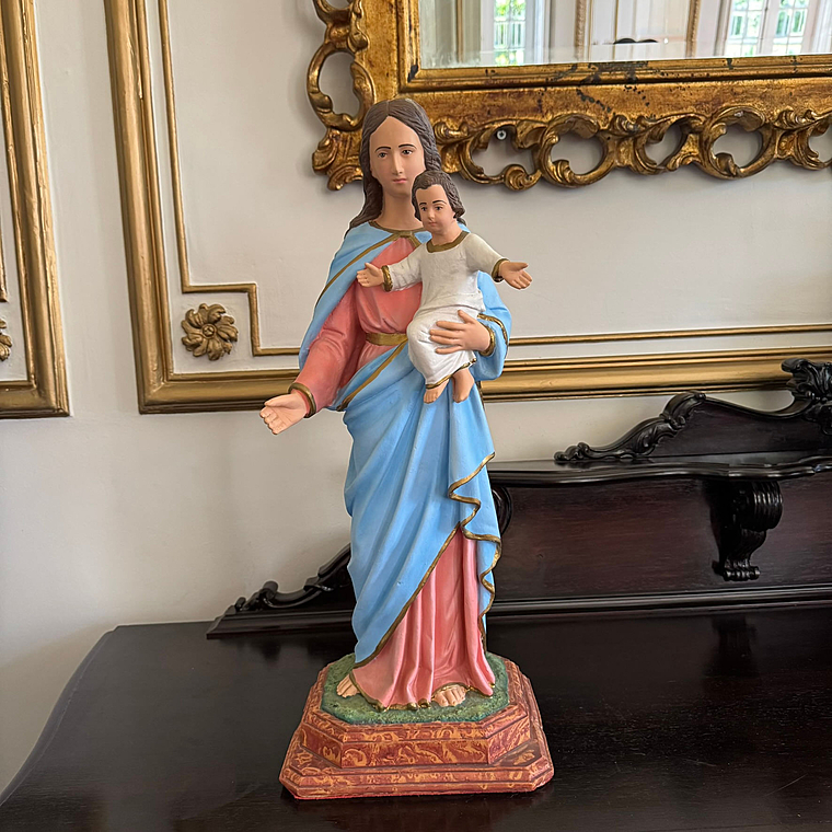 imagem do produto Imagem Nossa Senhora Auxiliadora 63cm IR341 Para Ambientes Religiosos 