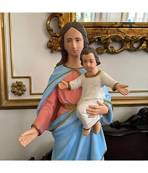 imagem de Imagem Nossa Senhora Auxiliadora 63cm IR341 Tradicional para Ambientes Clássicos