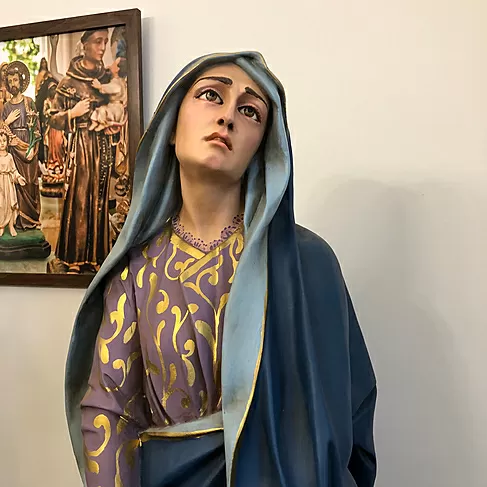 imagem de Imagem Nossa Senhora das Dores 100cm IR018 Para Ambientes Contemplativos