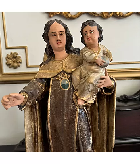 imagem de Imagem Nossa Senhora do Carmo 50cm IR057 Para Ambientes Refinados