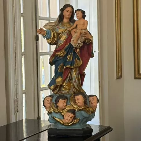 imagem de Imagem Nossa Senhora do Carmo 50cm IR057 Para Ambientes Religiosos
