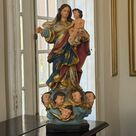 imagem do produto Imagem Nossa Senhora do Carmo 50cm IR057 Para Ambientes Religiosos