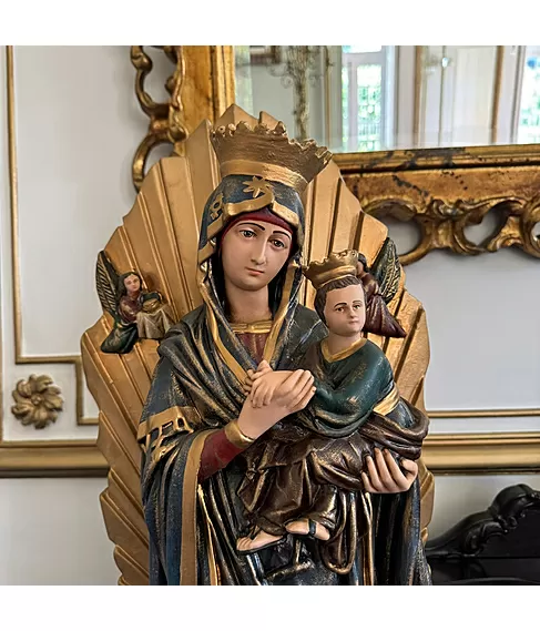 imagem de Imagem Nossa Senhora do Perpétuo Socorro 74cm IR282 Para Ambientes Sofisticados