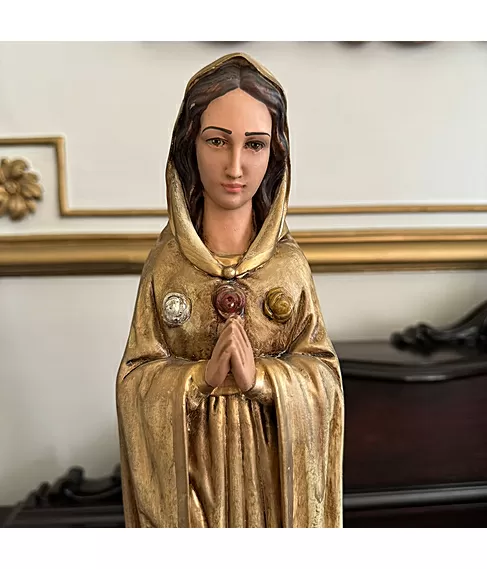 imagem de Imagem Nossa Senhora Rosa Mística 48cm IR313B Para Ambientes Espirituais