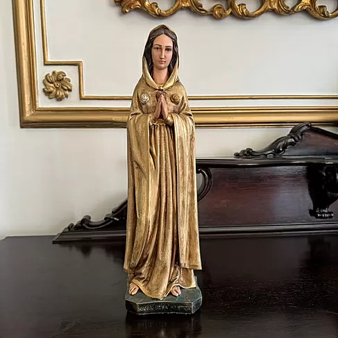 imagem de Imagem Nossa Senhora Rosa Mística 48cm IR313B Para Ambientes Espirituais